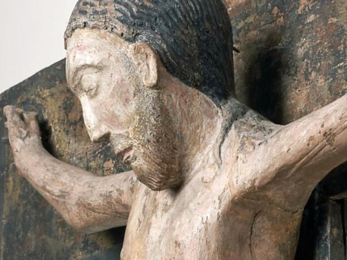 Christusdarstellung um 1050 (Foto: Liebieghaus Skulpturensammlung Frankfurt a. M.)