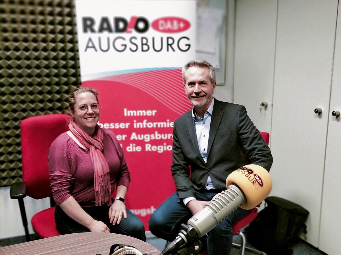 Sonntagstalk bei Radio Augsburg (Foto: Eva Fischer)