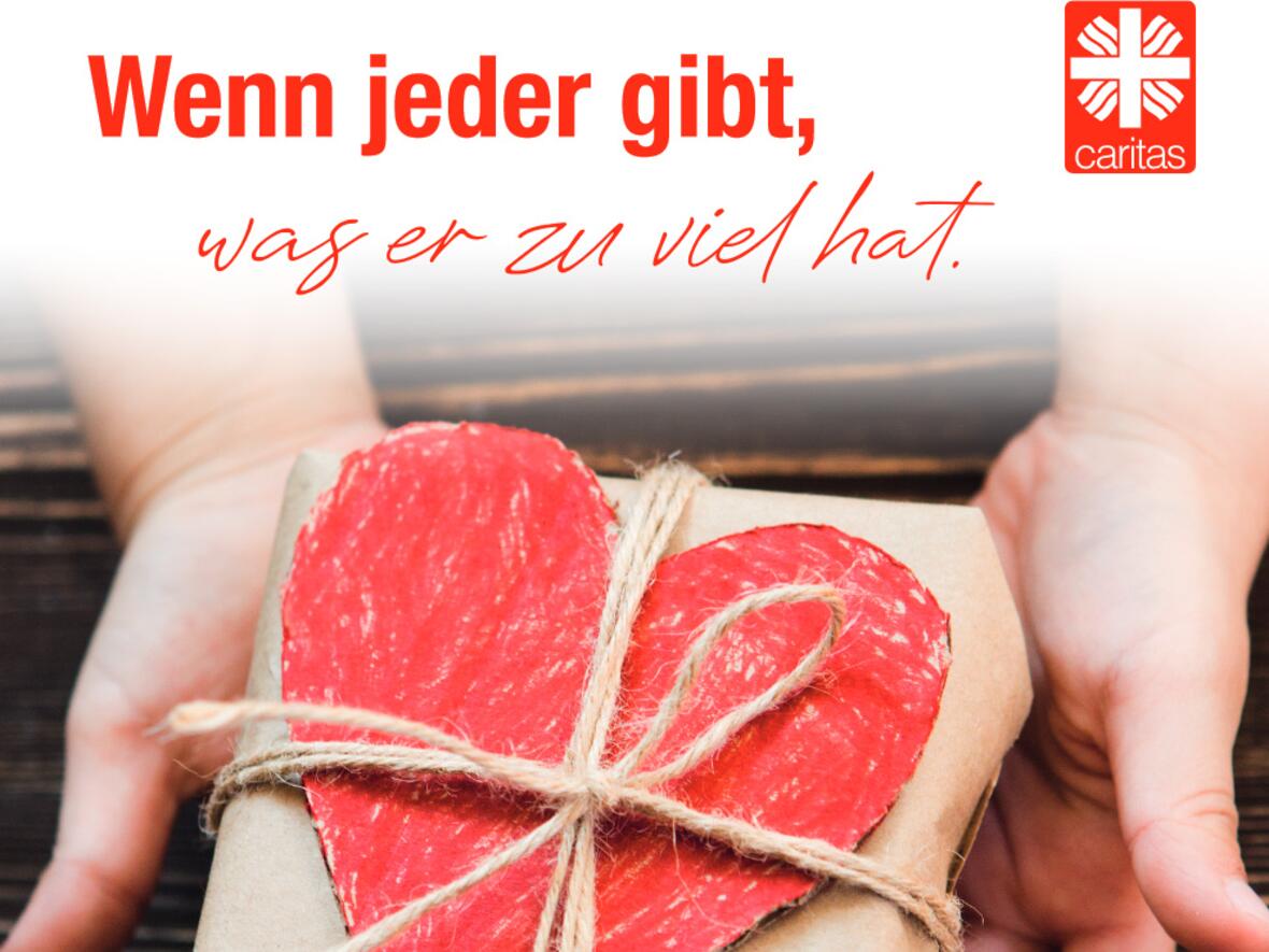 Plakat der Caritassammlung im Frühjahr 2023. (Foto: Caritas)
