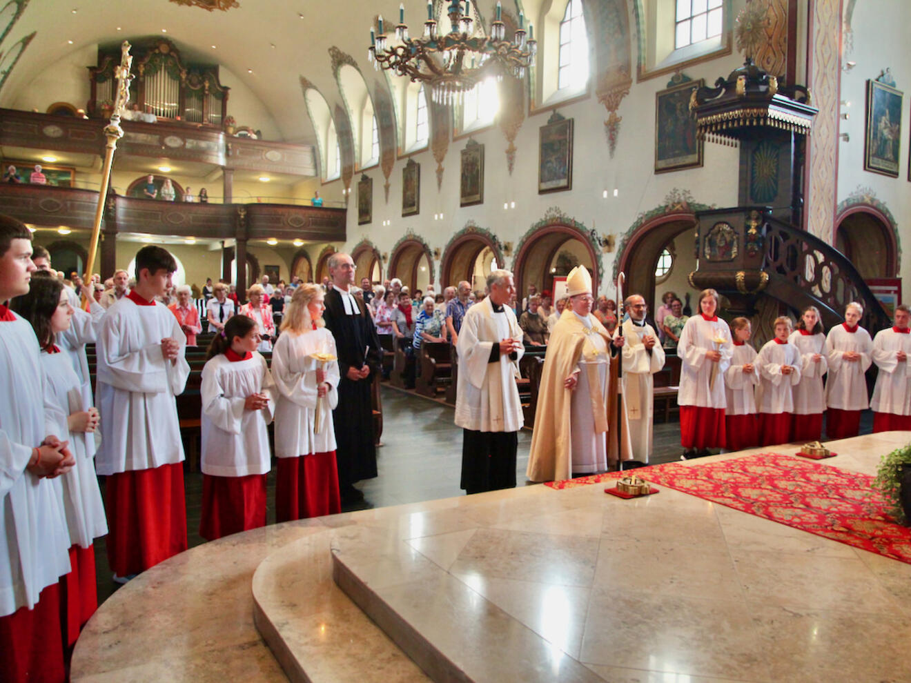 Ökumenische Vesper in der Vöhringer Pfarrkirche St. Michael (Fotos: Bernhard Hauguth / PG Vöhringen)