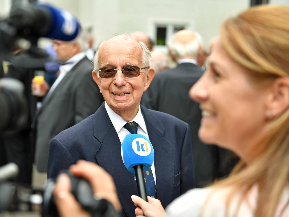 Der emeritierte Professor für Christliche Gesellschaftslehre Franz Josef Stegmann war mit 65 Jahren als Priester nicht nur der dienstälteste unter den anwesenden Jubilaren, sondern hatte aus Südafrika auch die weiteste Anreise. (Fotos: Nicolas Schnall / pba)