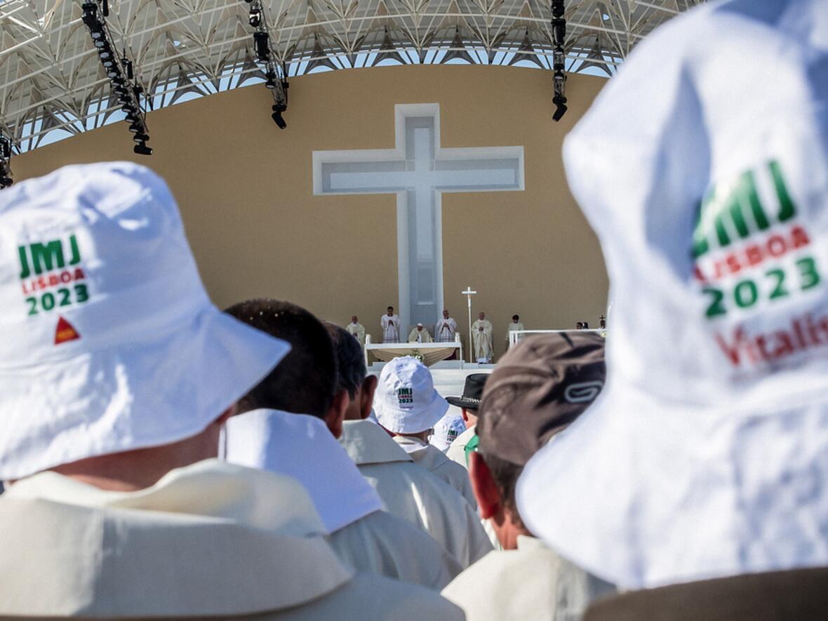 Mit der feierlichen Abschlussmesse endete der Weltjugendtag in Lissabon (Foto: KNA).