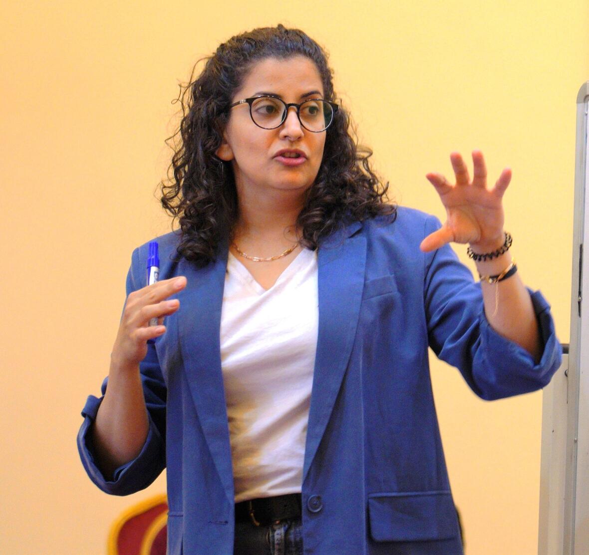 Marielle Boutros, katholische Lehrerin aus Beirut, wird über die aktuelle Situation im Libanon berichten. (Foto: Kirche in Not)