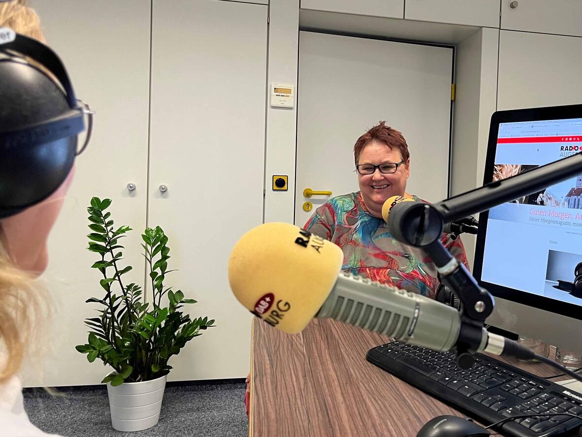 Martina Kobriger, Geschäftsführerin des SkF in Augsburg ist am Sonntag im Radio Cappuccino zu hören. (Foto: Radio Augsburg)