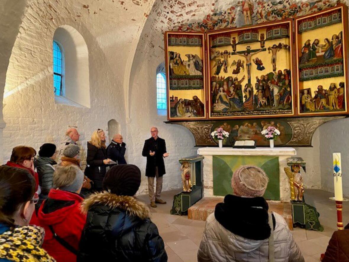 Die Kirche St. Peter in St. Peter-Ording.