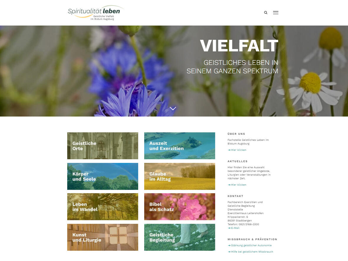 Die Vielfalt geistlichen Lebens sichtbar machen