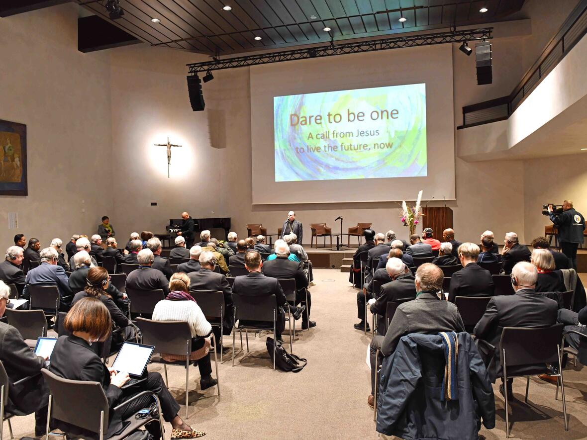 Das internationale ökumenische Bischofstreffen in Augsburg steht in diesen Tagen unter dem Motto "Einheit wagen". (Fotos: Nicolas Schnall / pba) 
