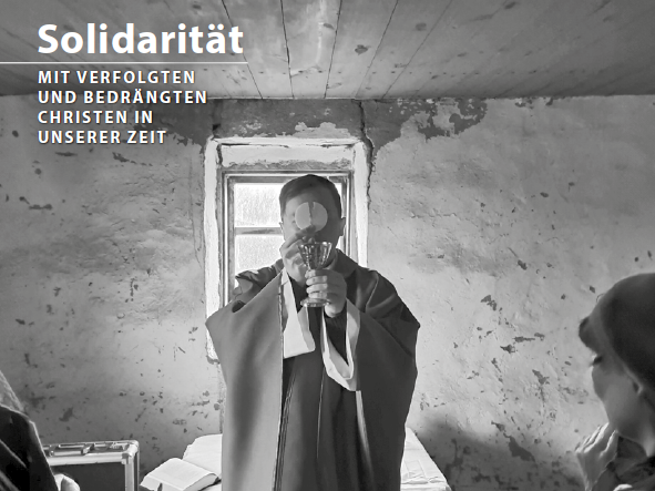 Ausschnitt des Titelbilds der Arbeitshilfe "Solidarität mit verfolgten und bedrängten Christen in unserer Zeit – Zentralasien" (Quelle: DBK)