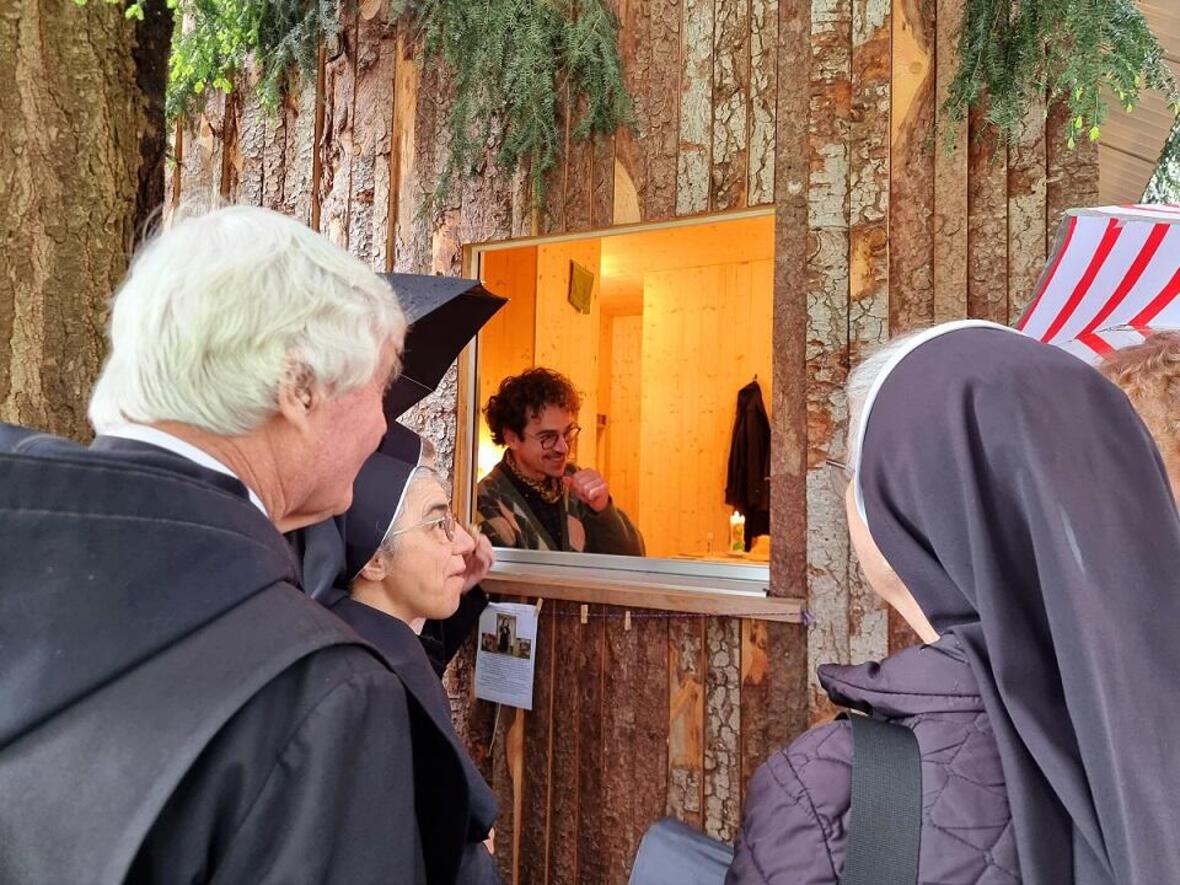 Die nachgebaute Zelle der heiligen Wiborada. (Foto: Gottgeweihtes Leben) 