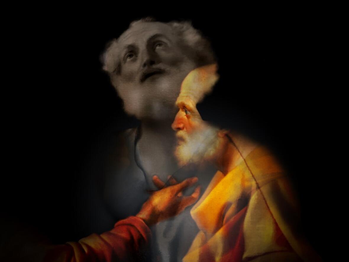 Apostel Petrus, Auszug aus „Seguimi“; credits: MosaicoStudio_Rom, Fondazione Fratelli Tutti, Basilica Papale di San Pietro, Fabbrica di San Pietro_Vatikan