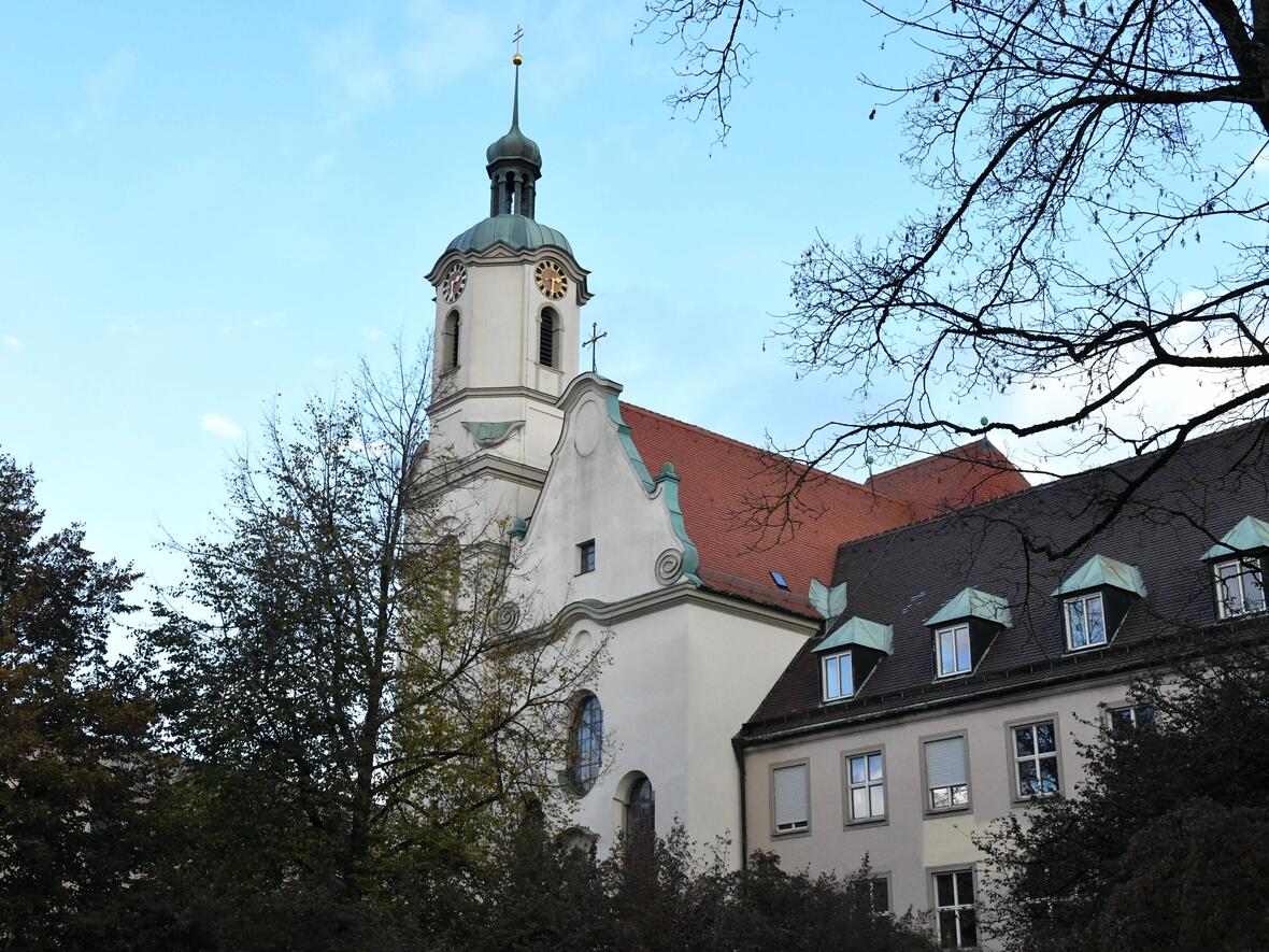 Die Abtei St. Stephan in Augsburg. (Foto: Leander Stork / pba) 