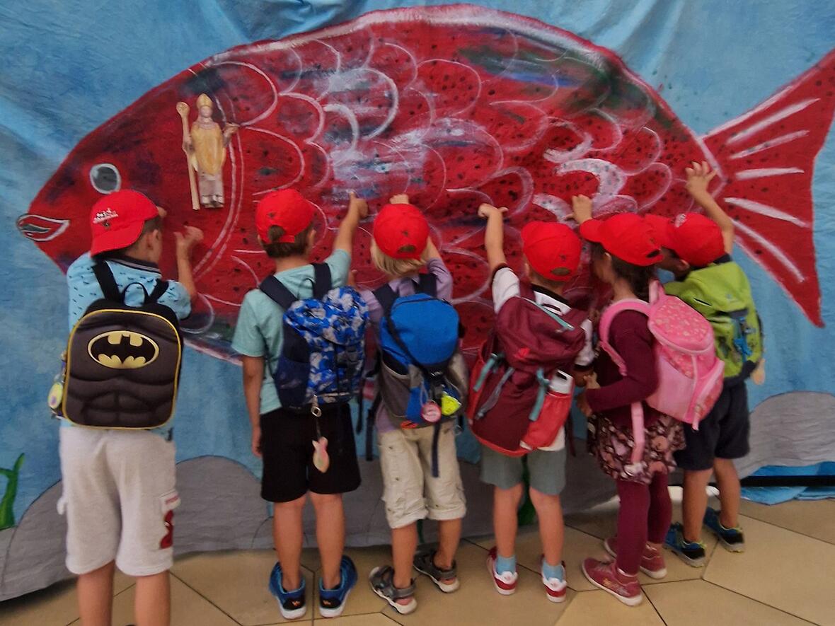 Rund 700 Kinder aus katholischen Kindergärten im Bistum nahmen an der traditionellen Wallfahrt zum heiligen Ulrich teil (Fotos: Bernhard Gattner / pca)