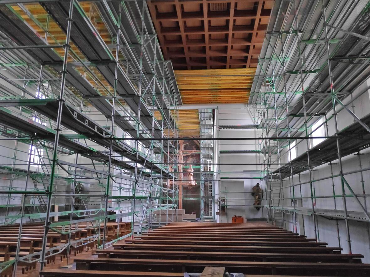 Lange Jahre war die Kirche wegen Renovierungsmaßnahmen geschlossen. (Fotos: PG Memmingen)