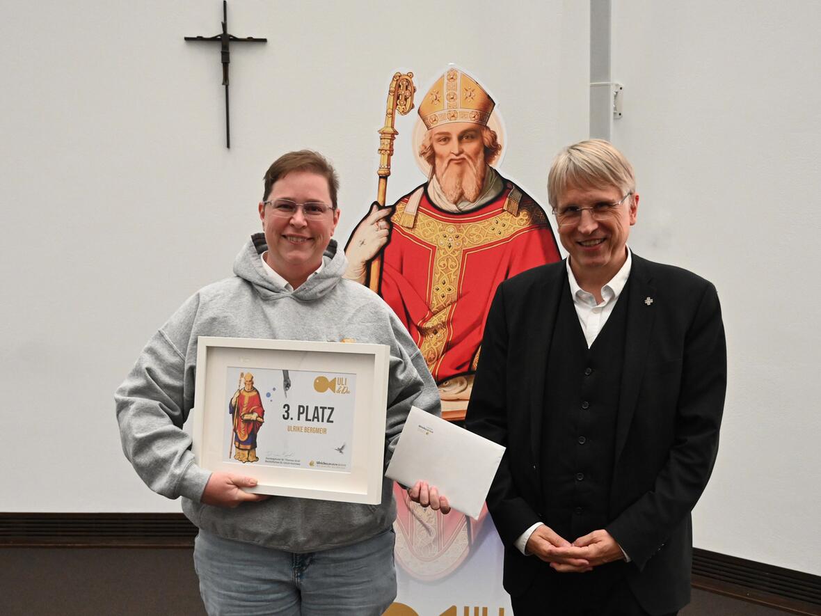 Ulrike “Uli” Bergmeir aus der Oberpfalz beweist, dass der Heilige Ulrich auch über die Grenzen des Bistums Augsburg hinaus verbindet.