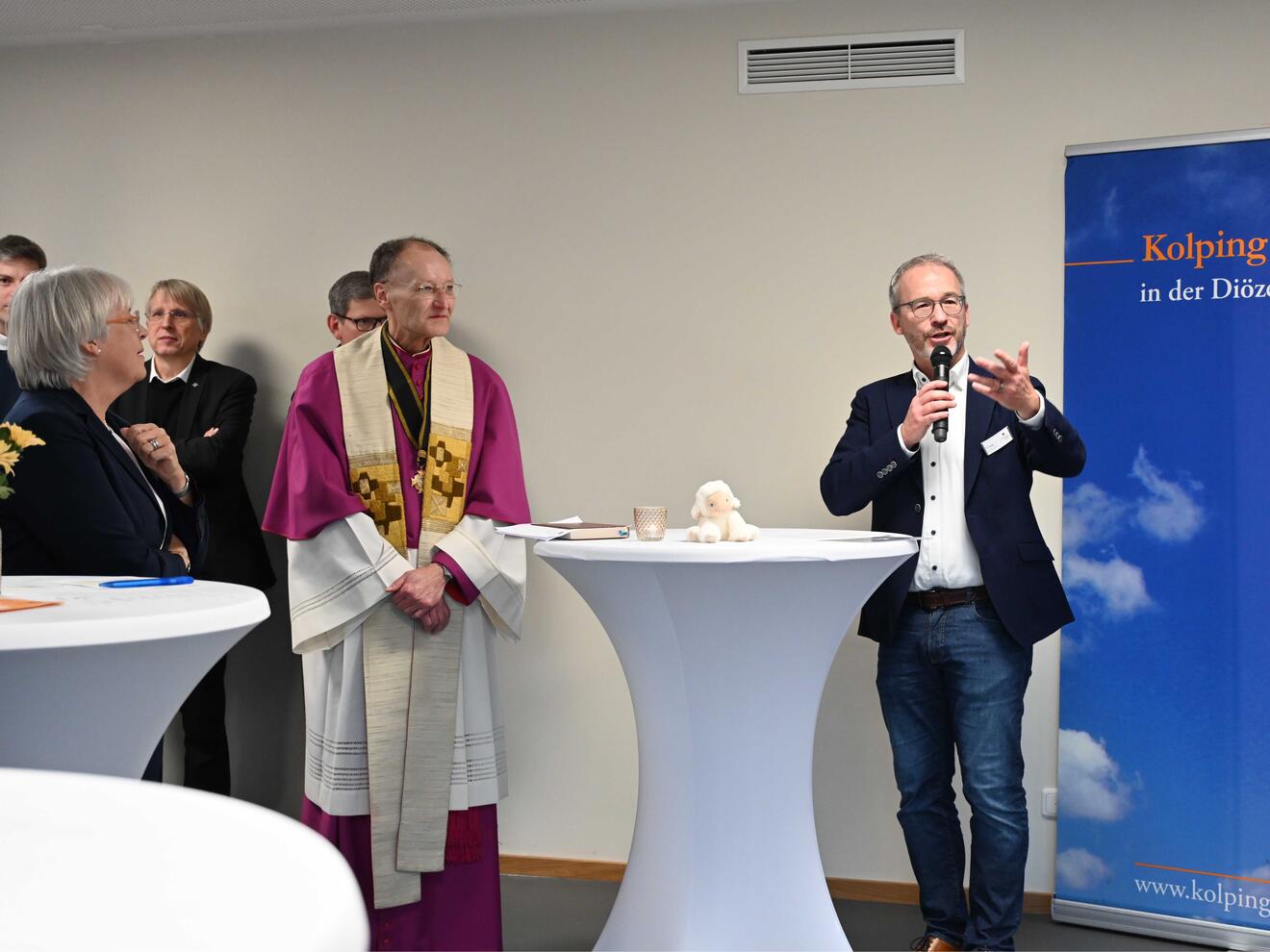 Der Geschäftsführer der Kolping-Stiftung, Heinrich Lang, dankte allen, die am Projekt beteiligt waren.
