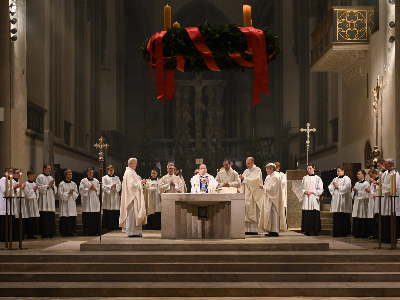 Der Festgottesdienst wurde gemeinsam mit den Augsburger Priesterseminaristen gefeiert.