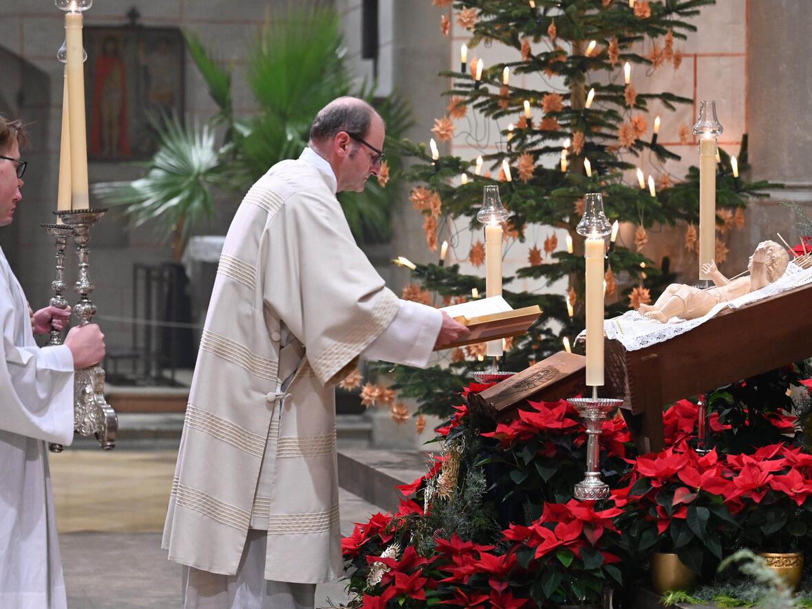 An Weihnachten wird Gottes Wort Mensch. (Foto: Leander Stork / pba)