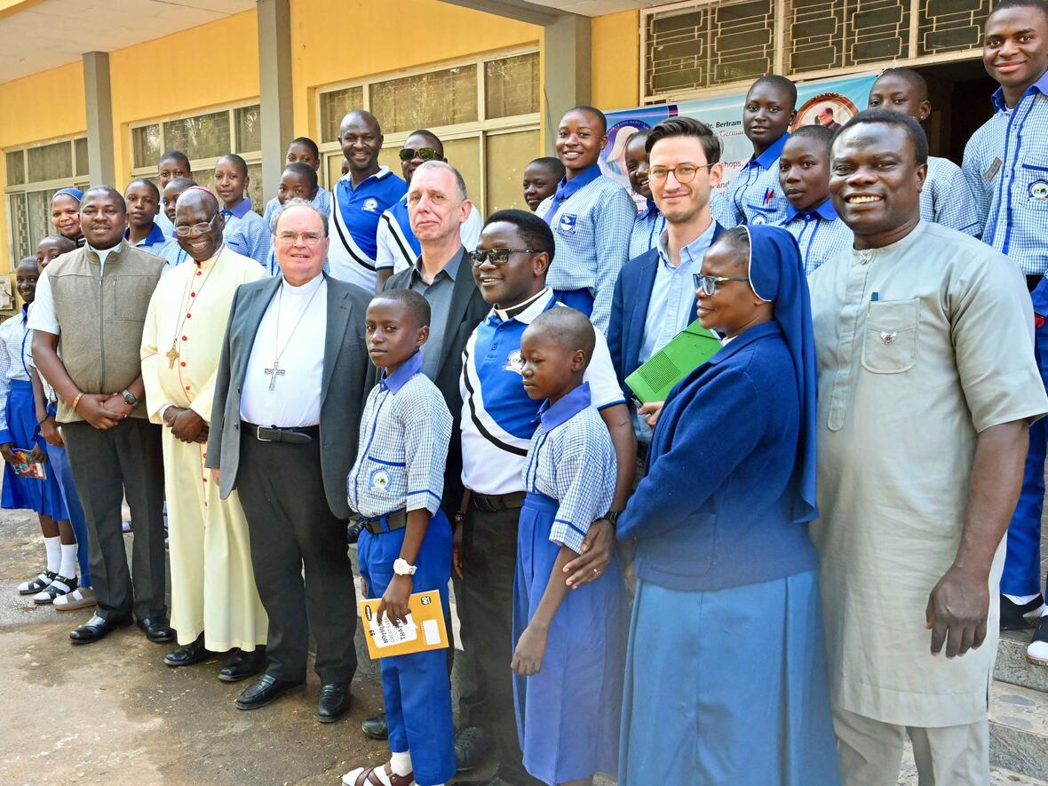 DBK-Solidaritätsreise von Bischof Bertram nach Nigeria. (Fotos: Ulrich Bobinger / pba)