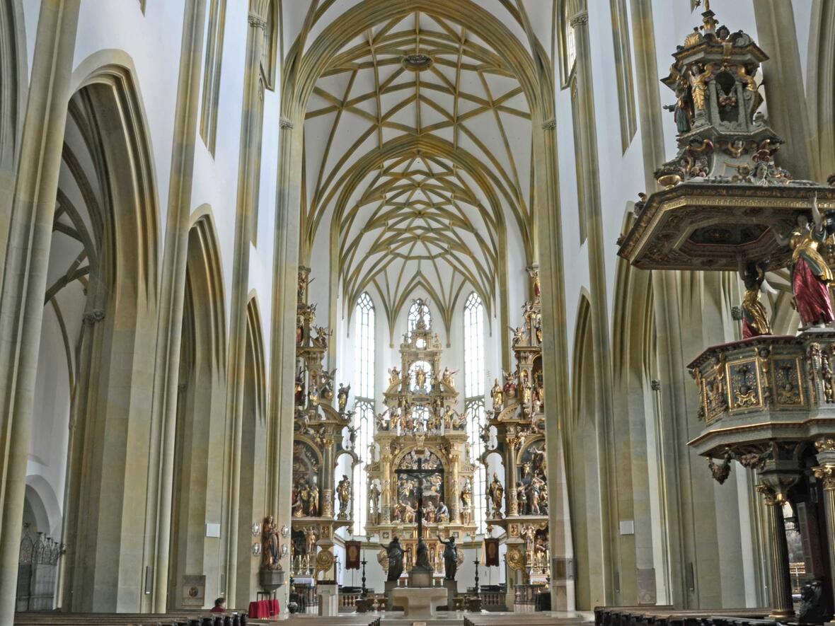 Die Diakonenweihe wird in der Ulrichsbasilika St. Ulrich und Afra in Augsburg vorgenommen werden (Foto: Nicolas Schnall / pba)