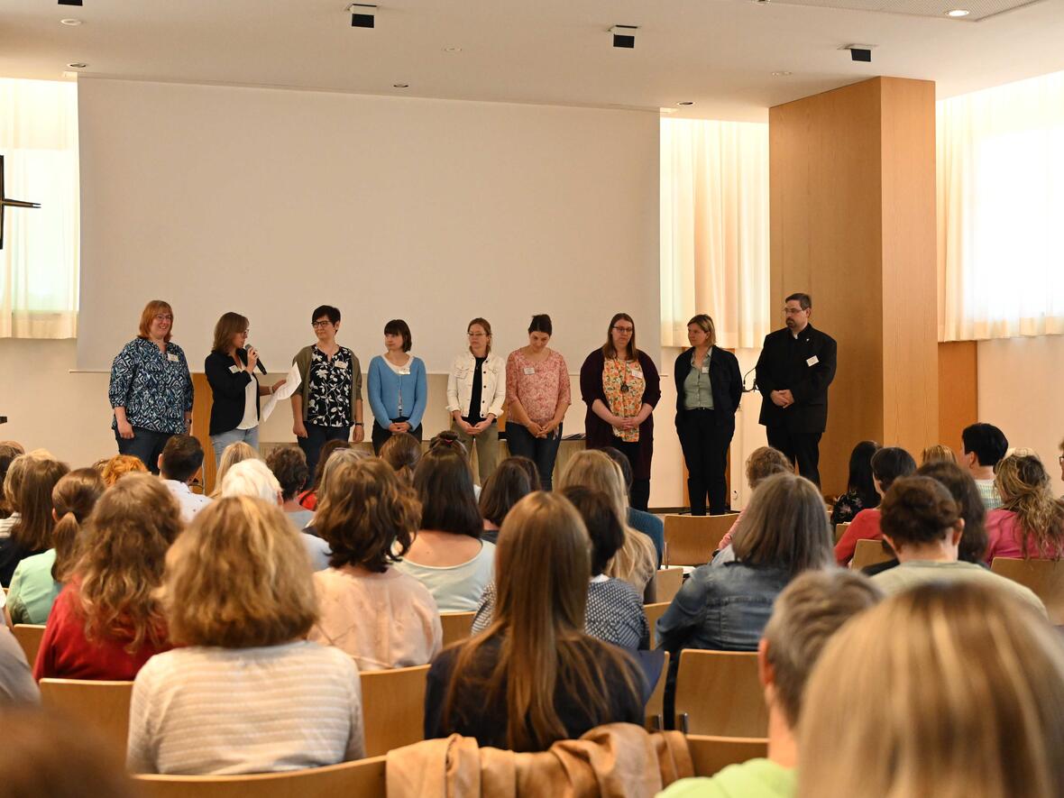 Das Organisationsteam bestand aus Mitarbeiterinnen und Mitarbeitern verschiedener Dienststellen im Seelsorgeamt. (Foto: Maria Rösch / pba)