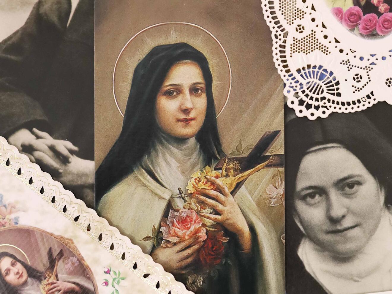 Collage mit Bildern der heiligen Theresia vom Kinde Jesu (Foto: privat)