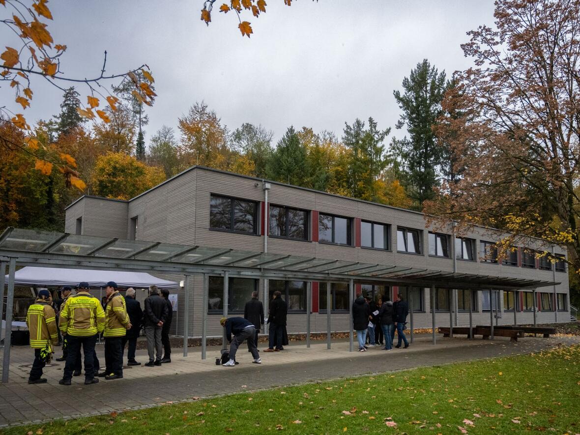 Das neue Schulgebäude ist komplett barrierefrei und wurde in Massivholzbauweise errichtet.