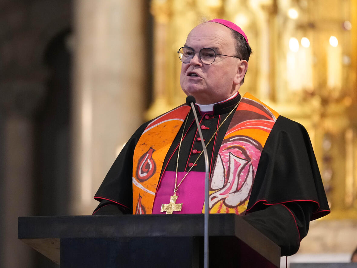 Bischof Bertram im Gottesdienst in St. Benno, München (Foto: CSU).