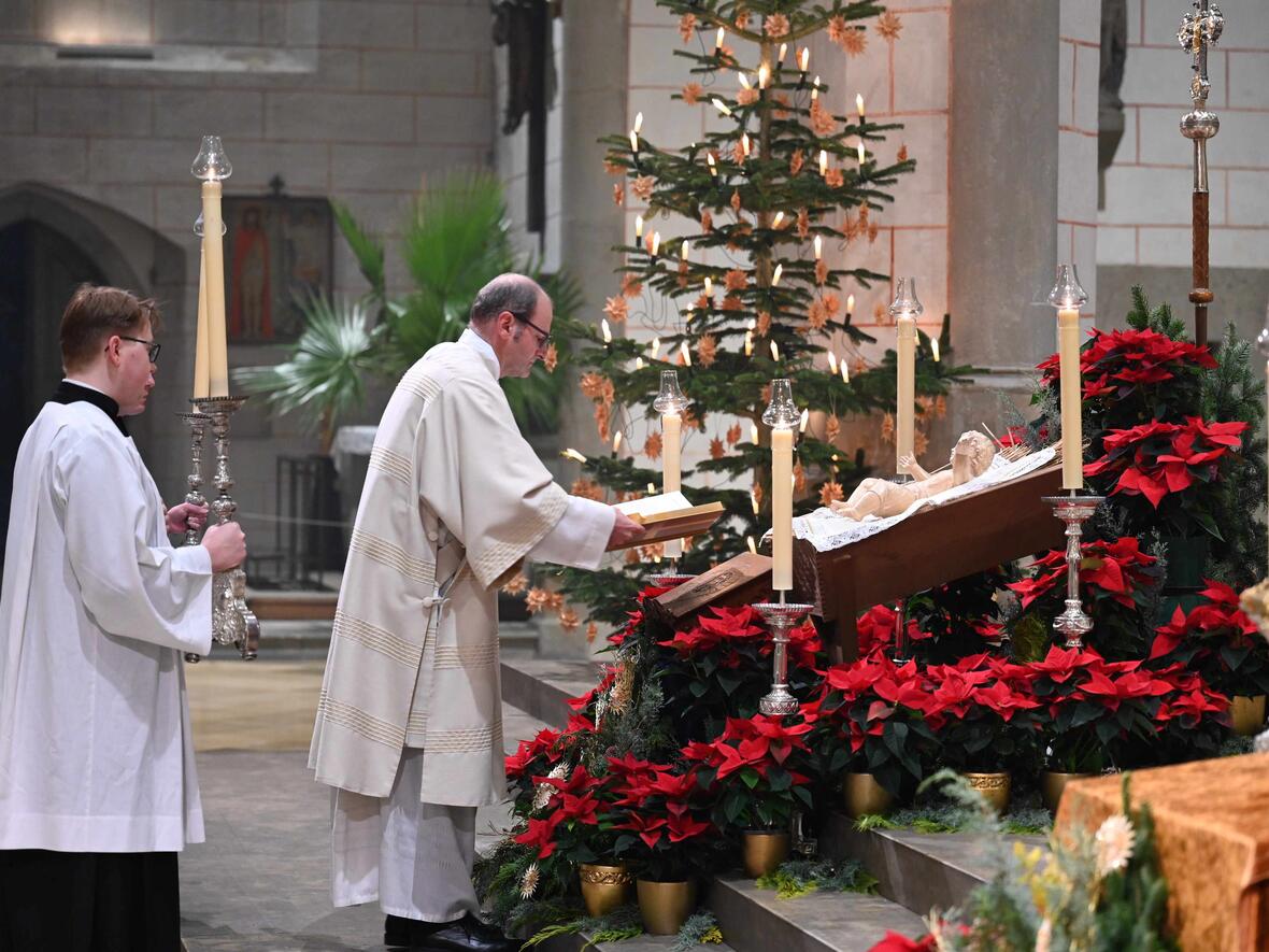 An Weihnachten wird Gottes Wort Mensch. (Foto: Leander Stork / pba)
