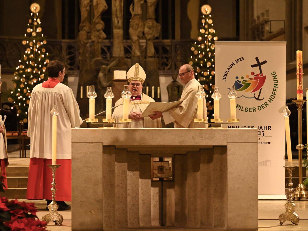 Am Silvestertag endete nicht nur das bürgerliche Jahr sondern auch das Heilige Jahr. (Fotos: Leander Stork / pba)