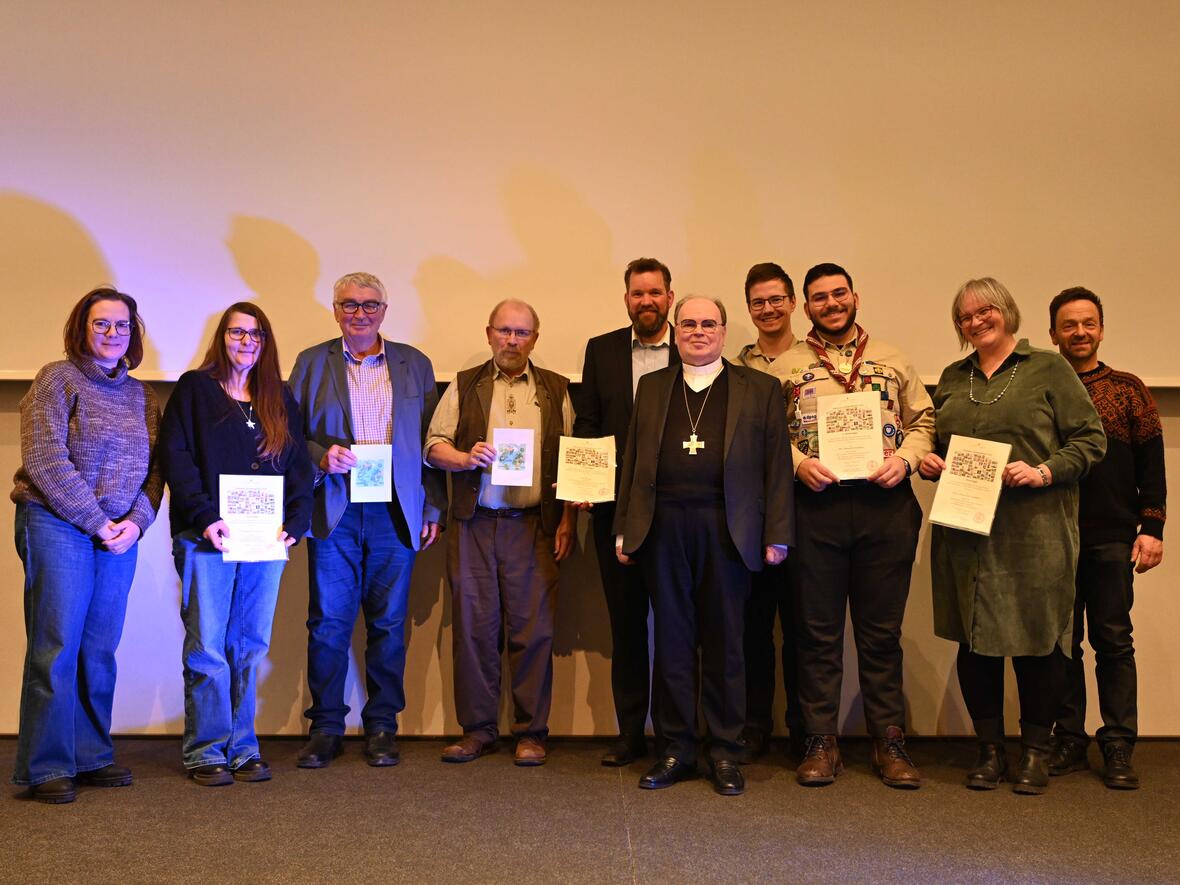 Aus vier Kategorien wurden Preisträger des diözesanen Schöpfungspreises ausgezeichnet. Diese vier Projekte durften sich über einen Sieg freuen. (Fotos: Maria Rösch / pba) 