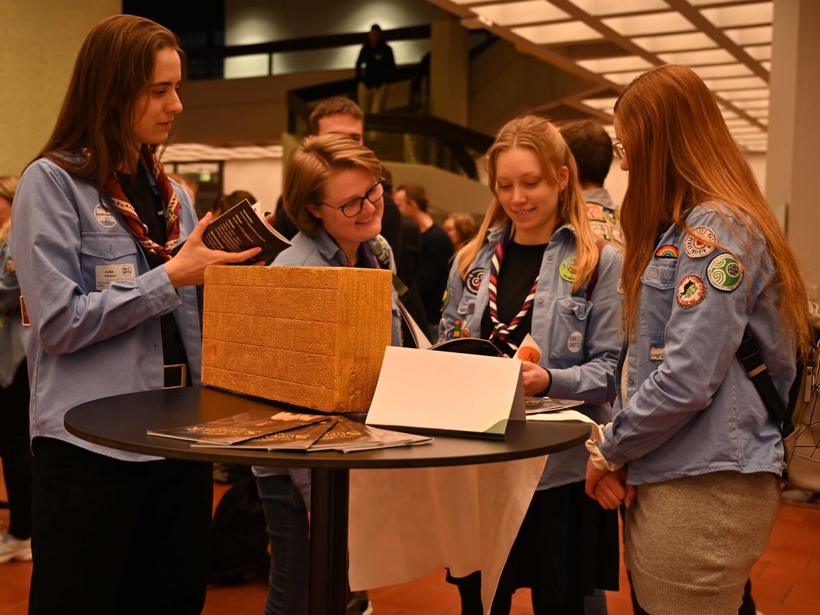 Durch die Vorstellung der Projekte konnten sich die Jugendlichen neue Ideen holen.