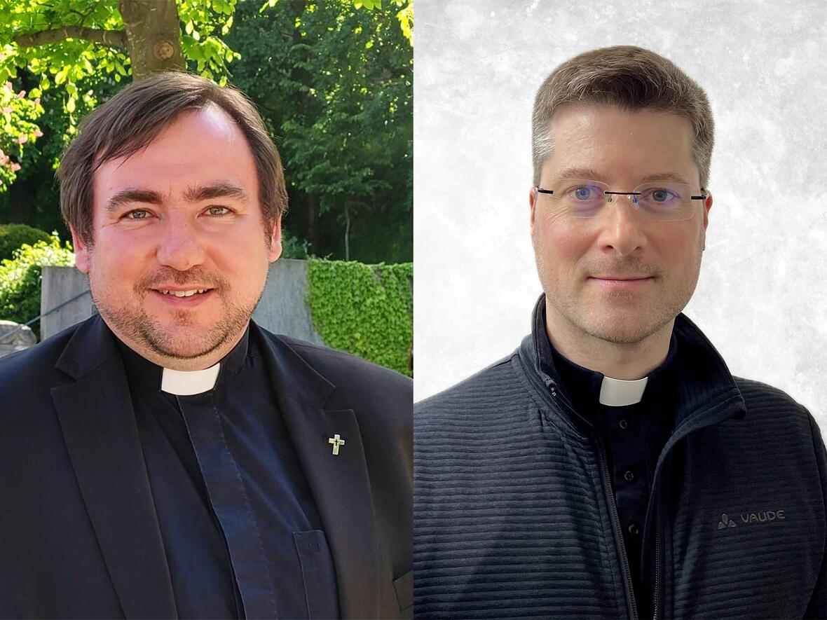 Markus Lidel (links) wird neuer Subregens im Priesterseminar, Manuel Beege wird Spiritual (Fotos: privat)