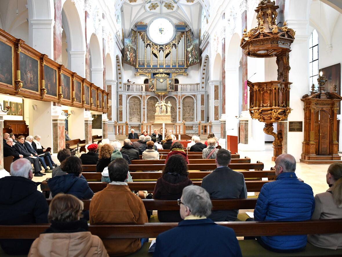 Gemeinschaftsfeier in evangelisch St. Anna im Rahmen der christlich-jüdischen Zusammenarbeit. (Fotos: Nicolas Schnall / pba)