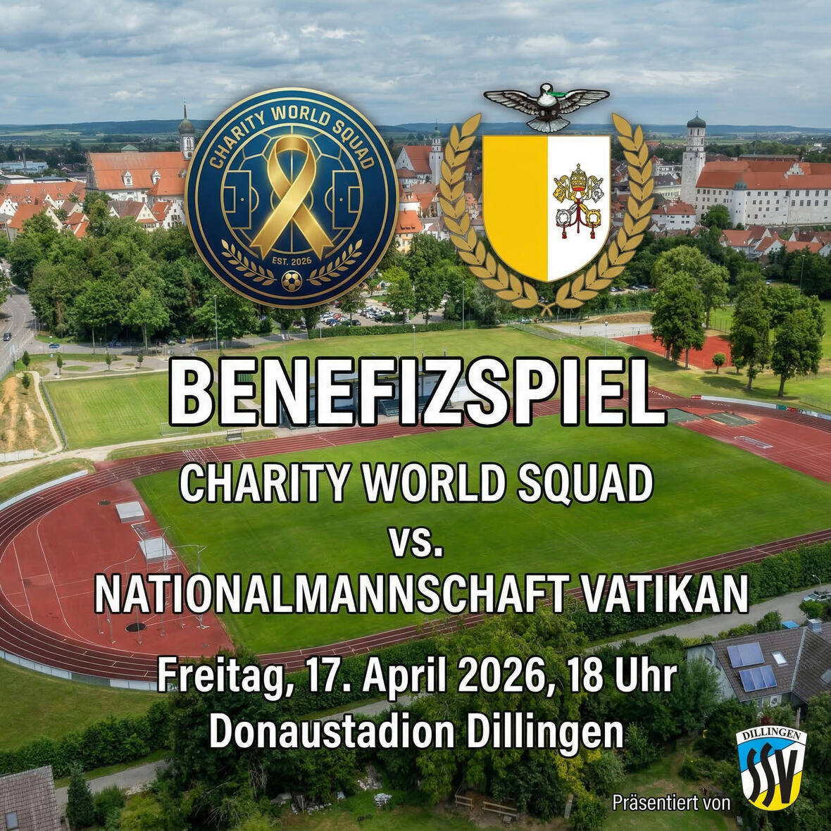 Vatikan-Nationalmannschaft kommt ins „schwäbische Rom"