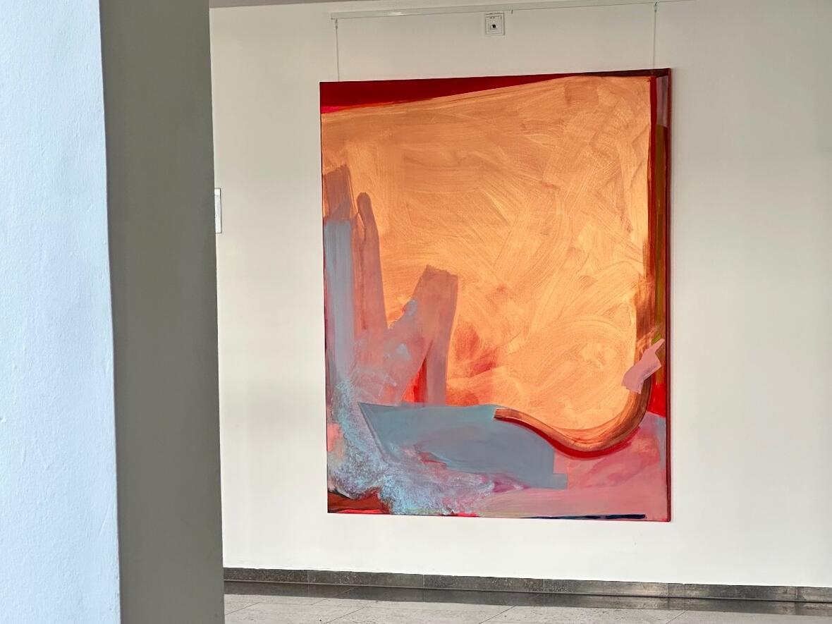 Ausstellungsansicht der Kunstausstellung „Das Weite suchen“ von Kathrin Schneider. (Foto: Michael Kießling)