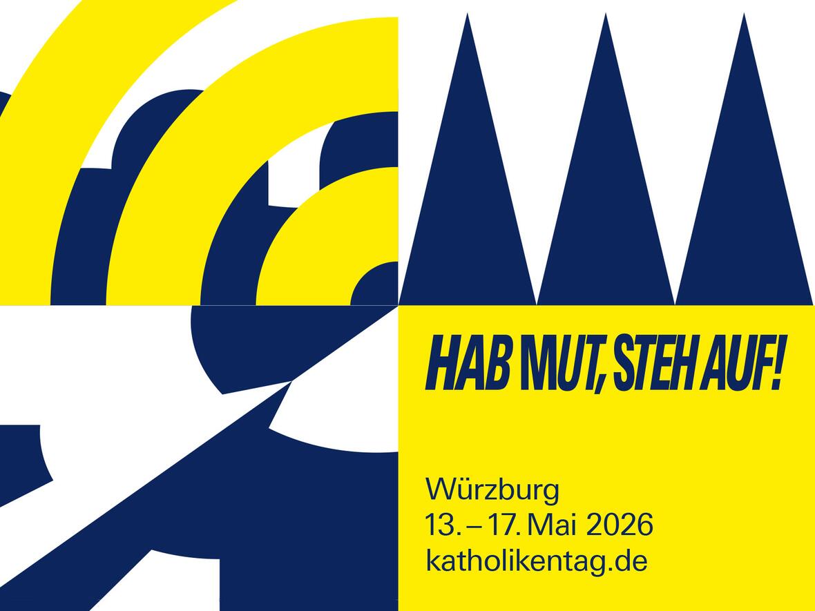 Der 104. Deutsche Katholikentag findet heuer in Würzburg statt.