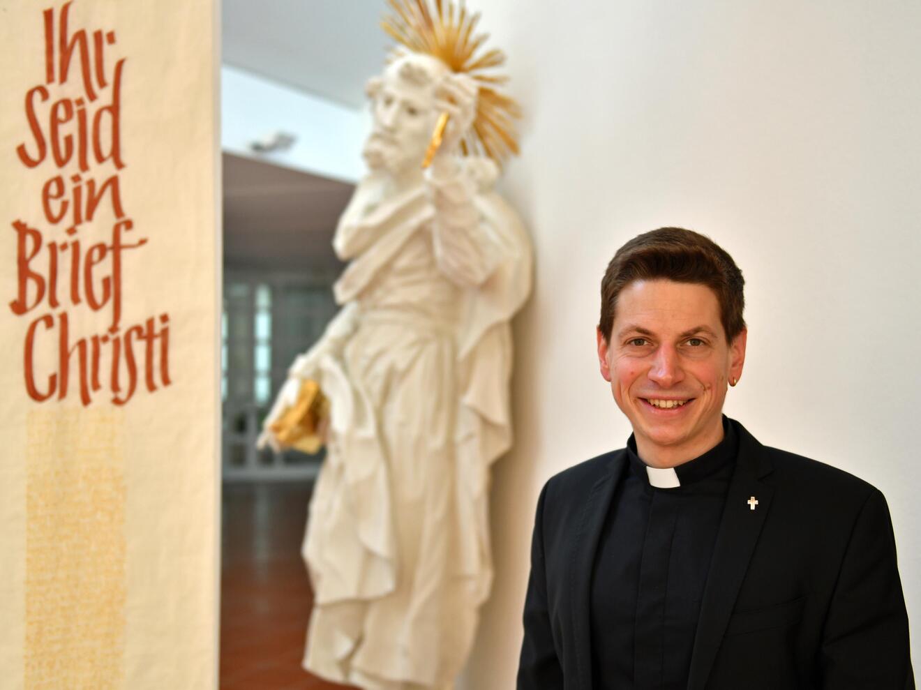 Diakon Markus Hegewald wird am 28. Juni zum Priester geweiht. (Foto: Nicolas Schnall / pba)