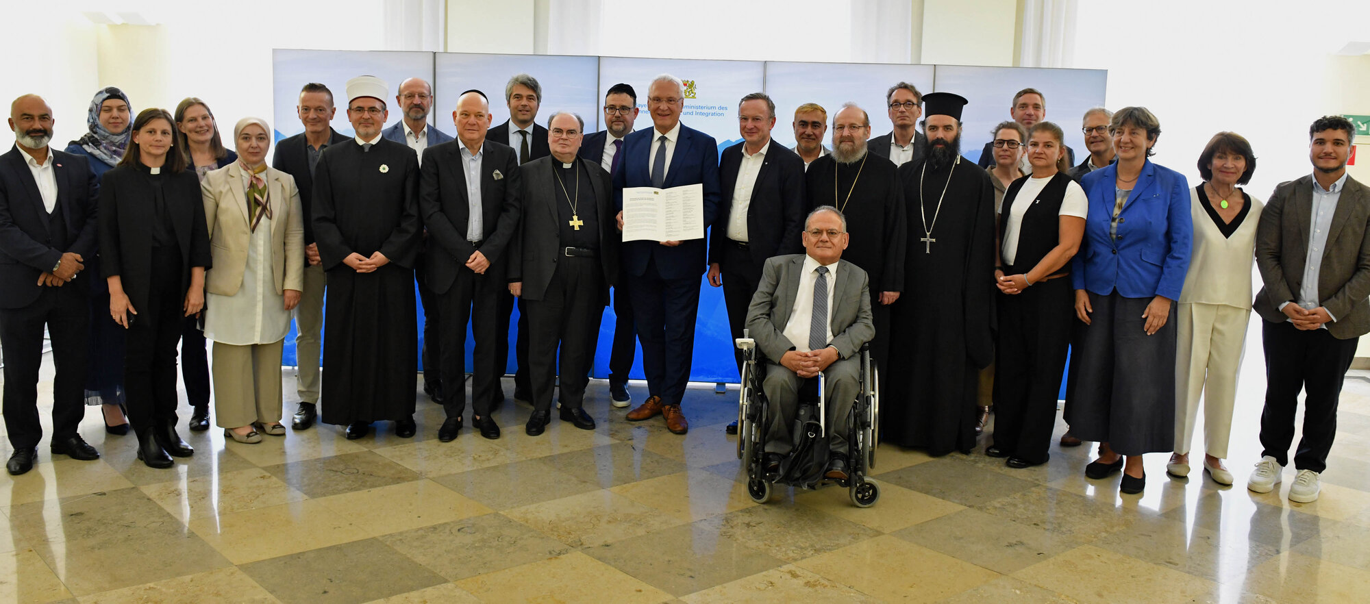Gemeinsame Erklärung des Dialogforums Religion und Integration (Foto Nicolas Schnall pba) 4