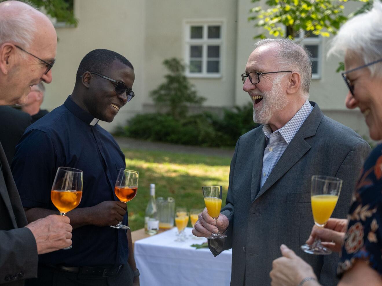 Fröhliche Stimmung beim Tag der Priesterjubilare in St. Ottilien (Fotos: Julian Schmidt / pba)