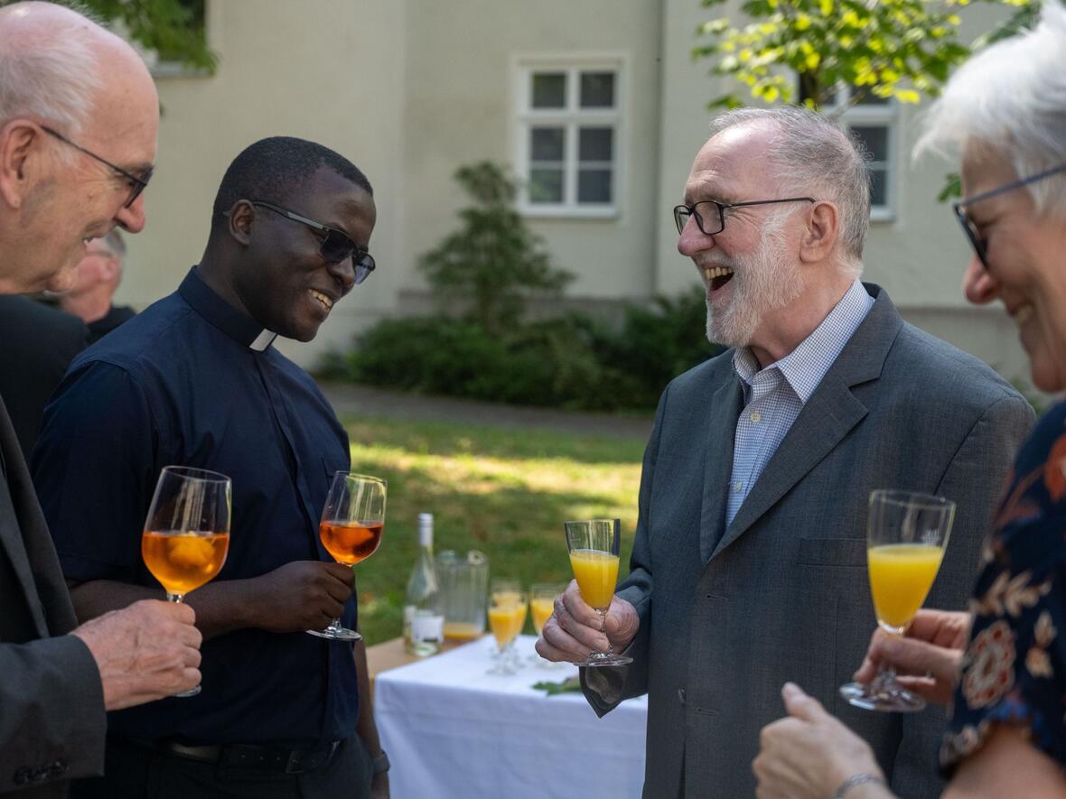 Fröhliche Stimmung beim Tag der Priesterjubilare in St. Ottilien (Fotos: Julian Schmidt / pba)