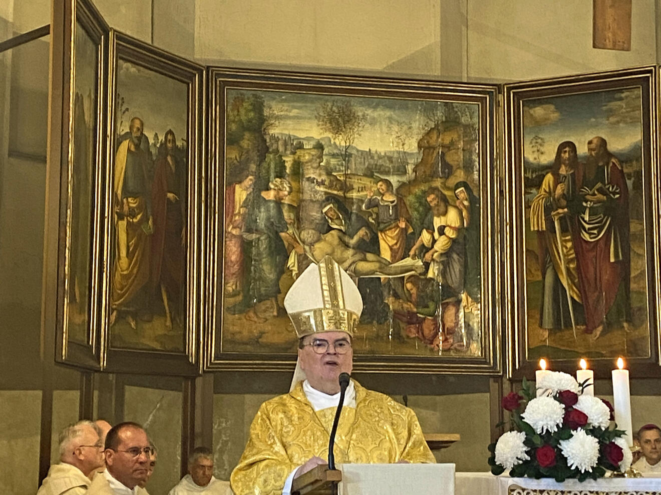 Festpredigt von Bischof Bertram anlässlich 150 Jahre Priesterkolleg am Campo Santo. (Foto: Mario Galgano)