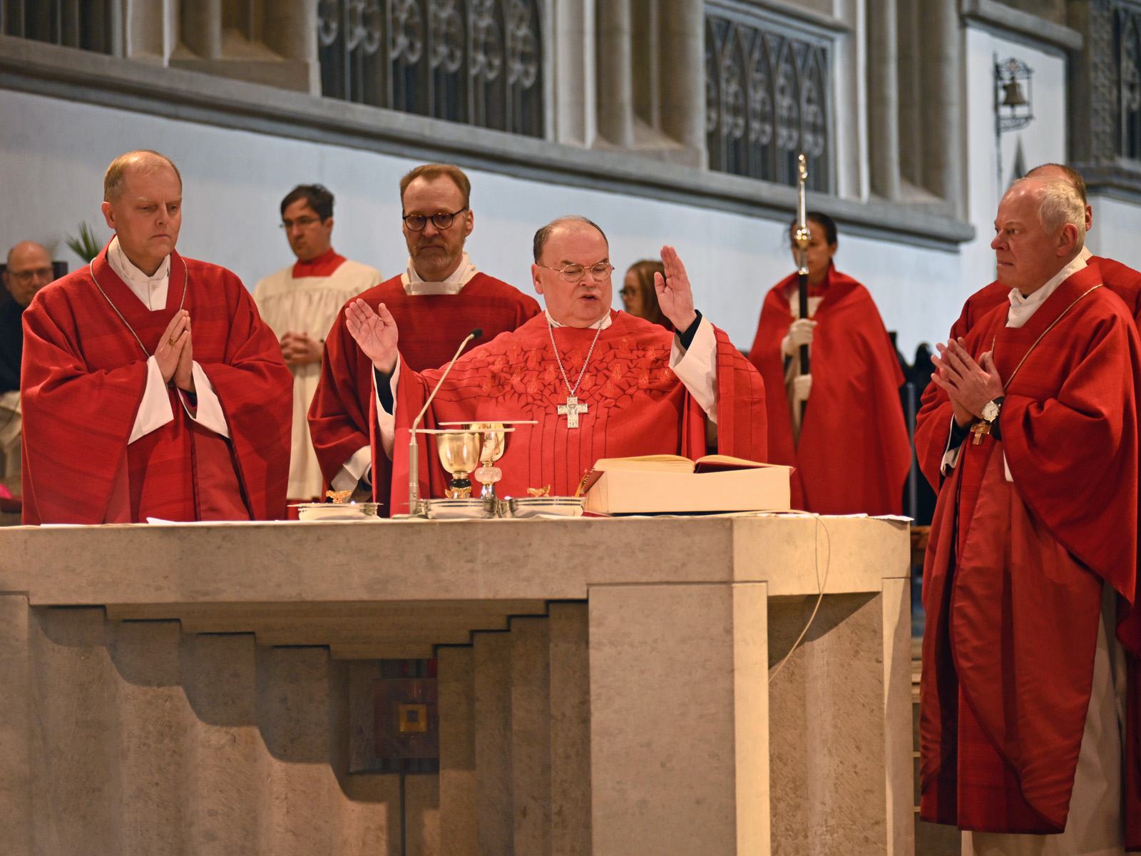 Die Eucharistie als großes Dankgebet der Kirche.