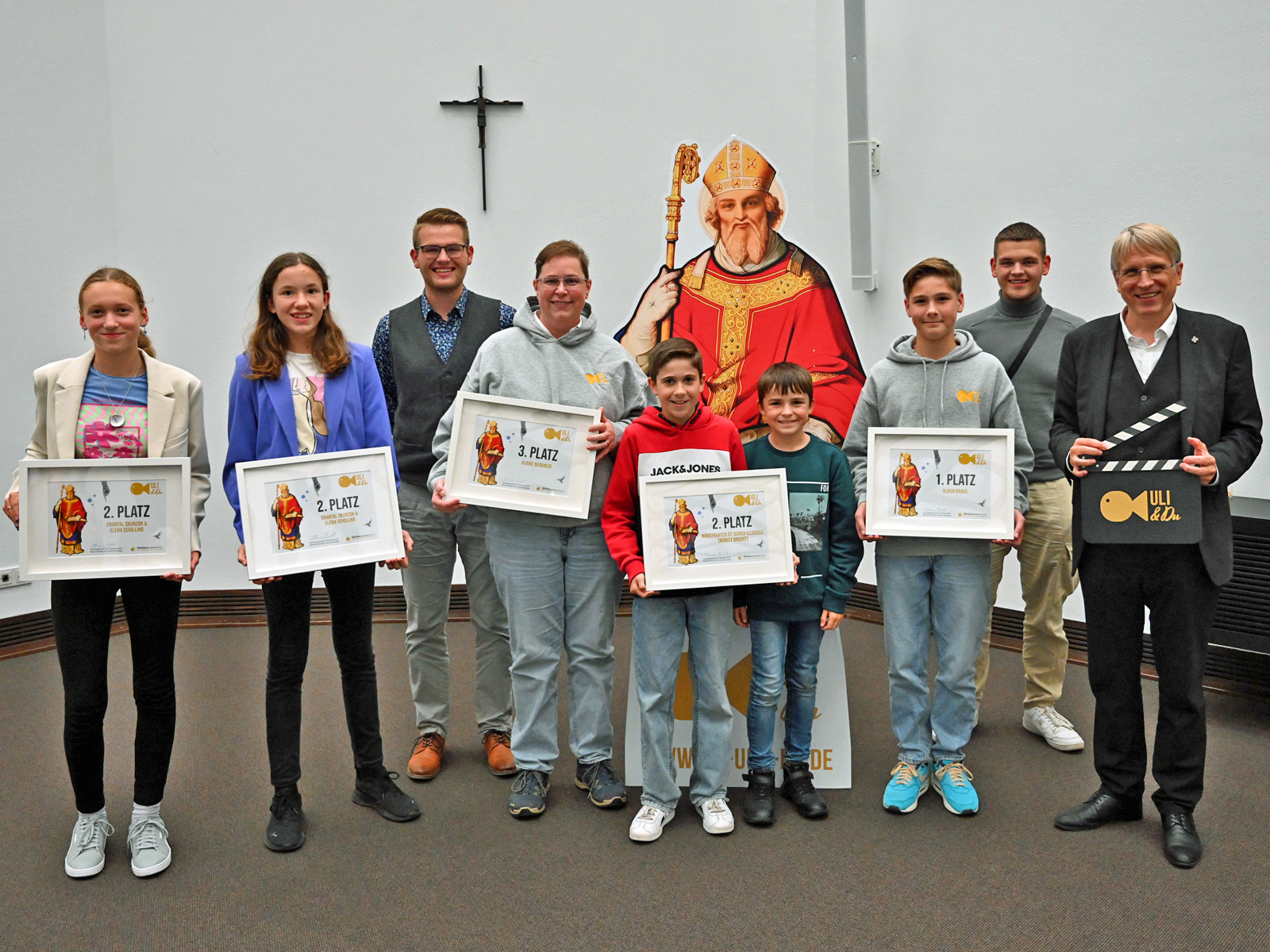 Gruppenfoto der Gewinner