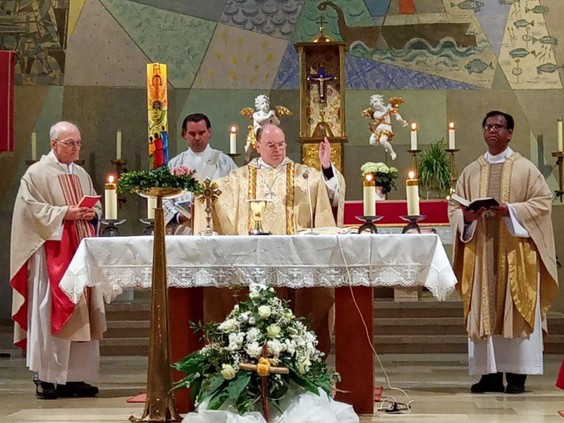 Gottesdienst in der Nersinger Ulrichskirche (Foto: Diözesanpilgerstelle)