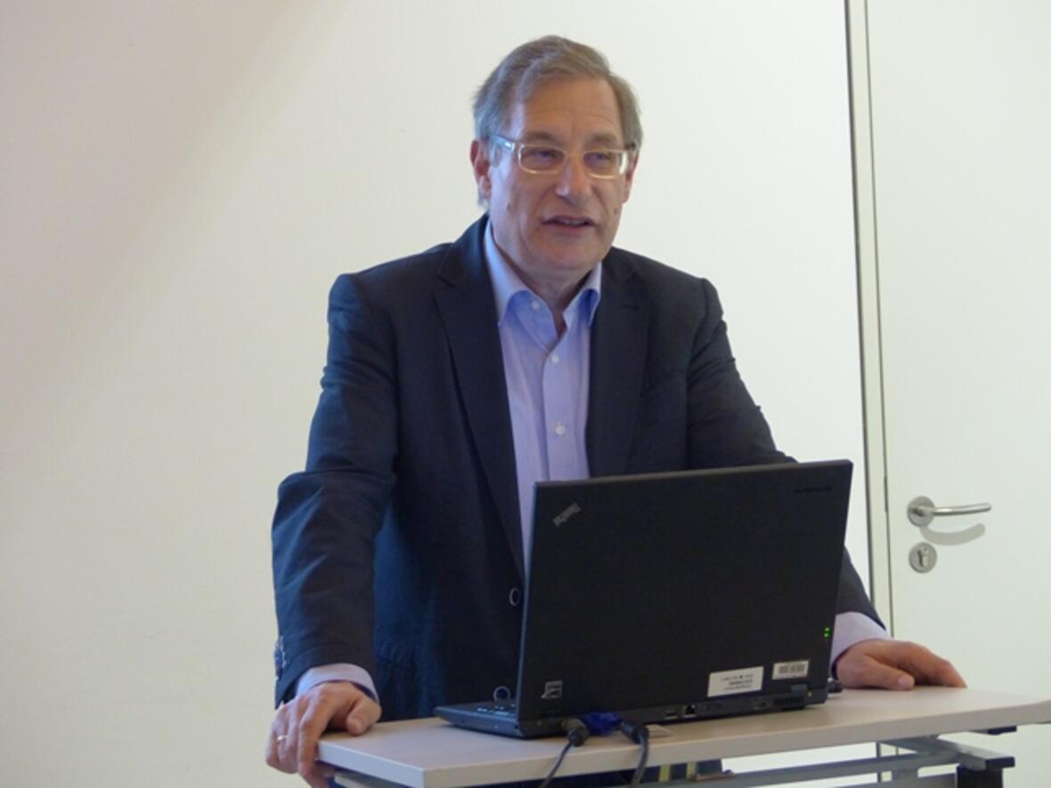 Hielt den Gastvortrag: Prof. Detlef Pollack