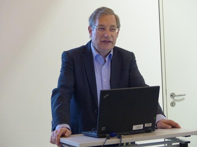 Hielt den Gastvortrag: Prof. Detlef Pollack