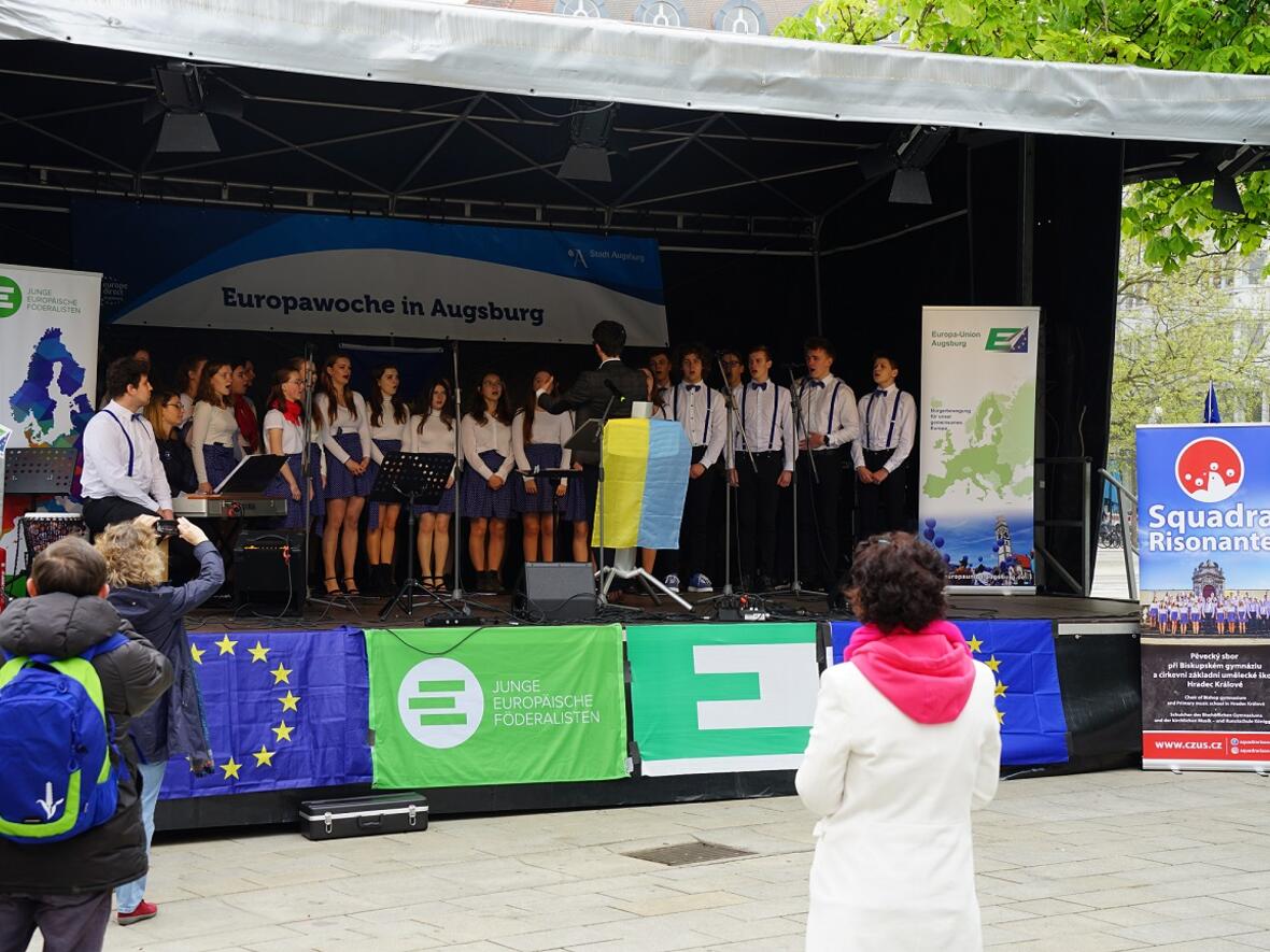 Auftritt bei der Augsburger Europawoche 2022
