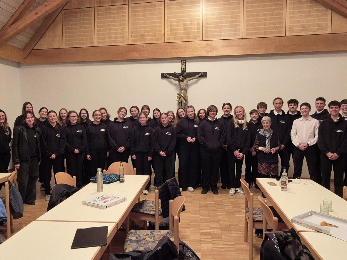 Beim Ausklang im Pfarrheim, Foto: Edeltraud Wohlfarth