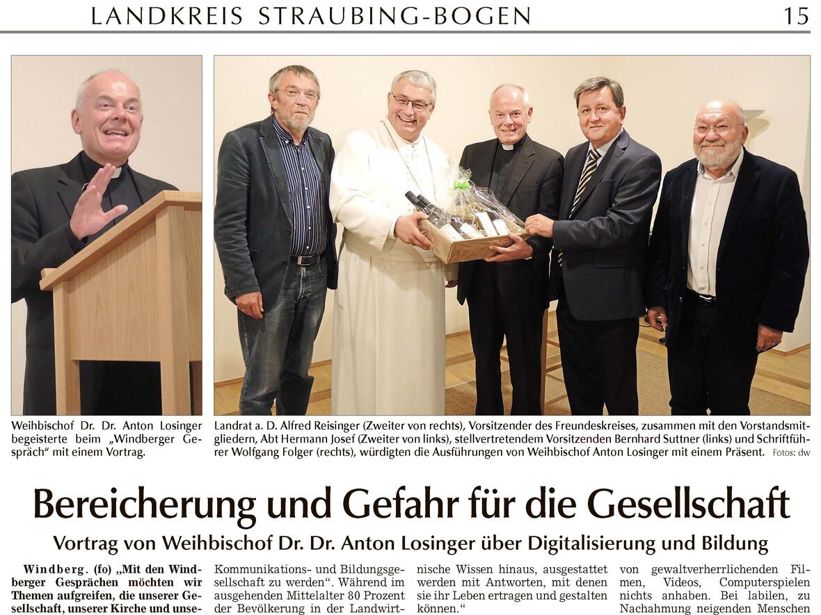 Straubinger Tagblatt_Windberger Gespräch_16.10.2018 