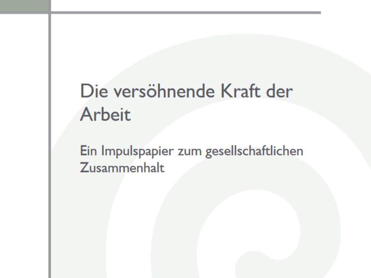 DBK-Publikation "Die versöhnende Kraft der Arbeit"